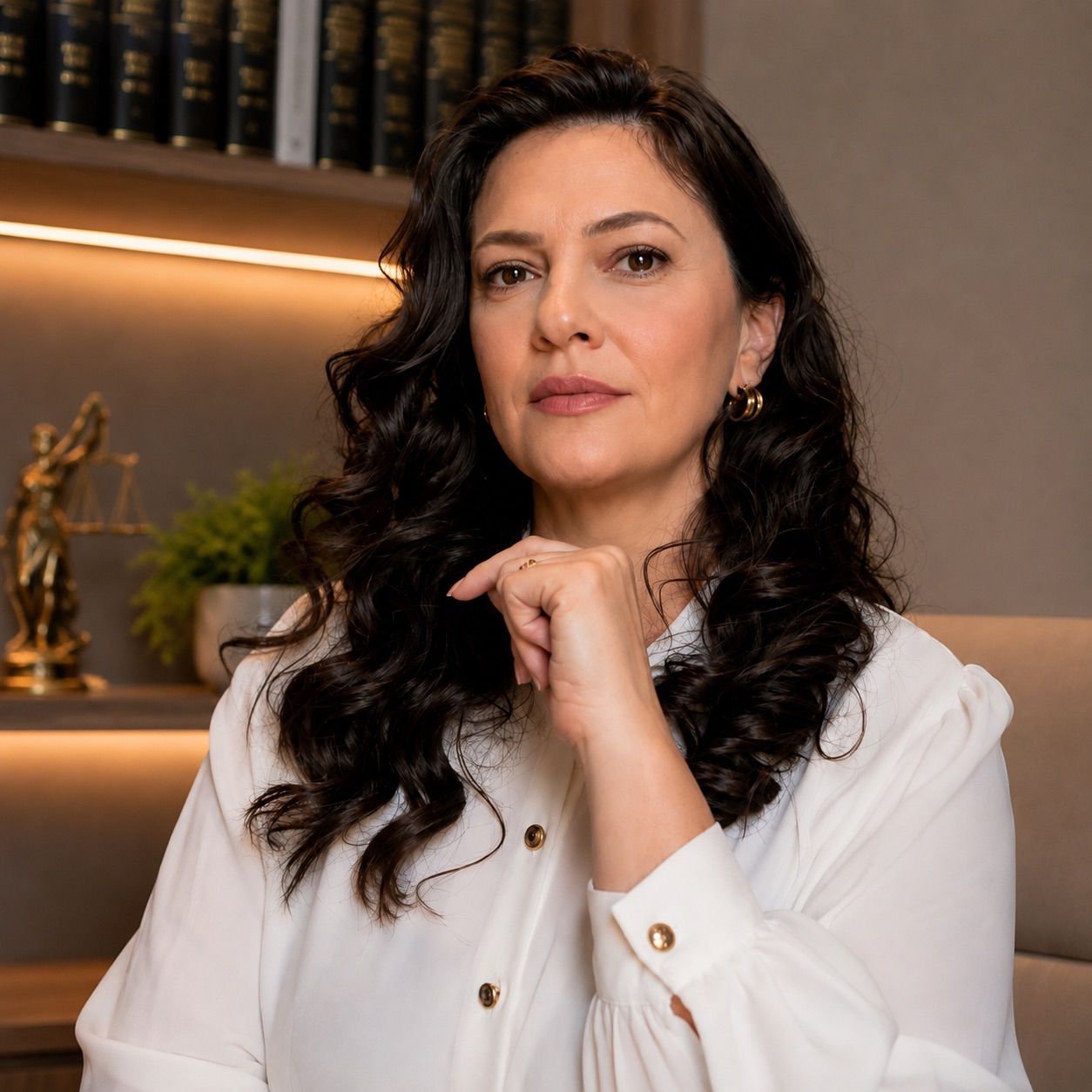 Dra. Vanesca Rodrigues, advogada de direito bancário empresarial, em seu escritório